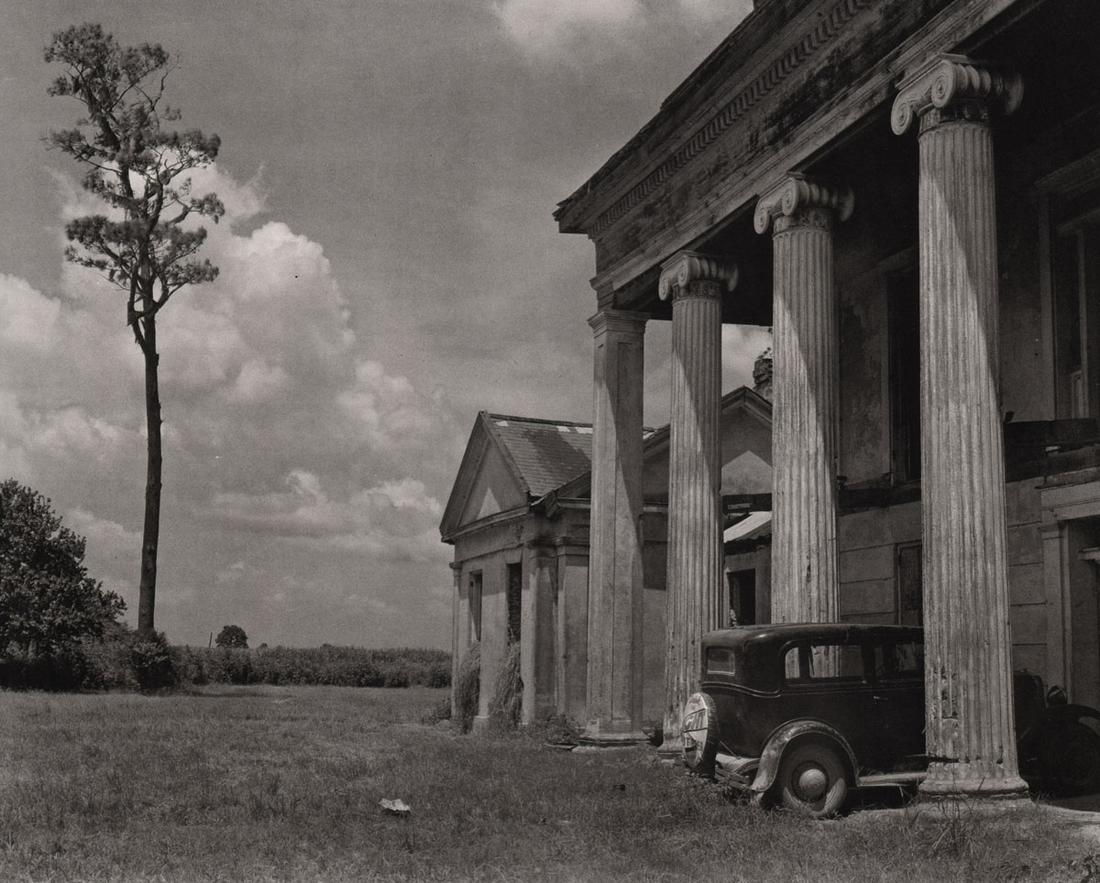 EDWARD WESTON - Woodland Plantation, Louisiana, 1941: Artist: EDWARD WESTON Print Title: Woodland Plantation, Louisiana, 1941 Medium: Photoengraving Printed in USA in 1970’s Image Size approx: 7.5 x 9.5” Edward Weston 1886-1958) was a 20th-century Am