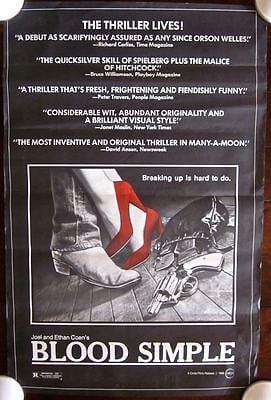 Blood Simple - Original 1985 One Sheet Poster - Early (1 of 1)