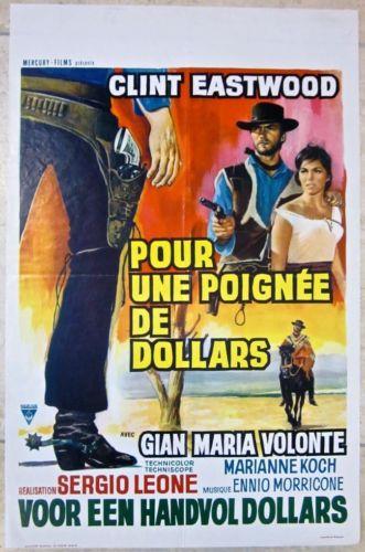 Fistful Of Dollars - R70's Belgian Poster - Fun Clint (1 of 1)