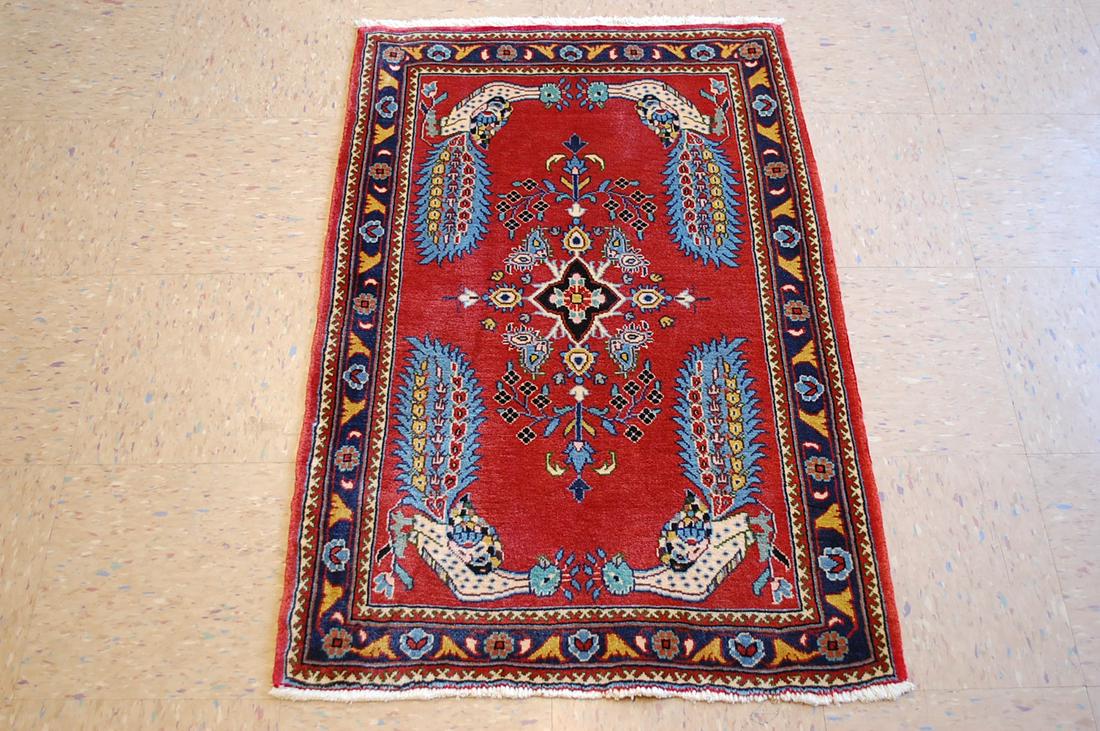 Circa 1930's ANTIQUE KORK WOOL_HIGH KPSI PRSIAN KESHAN (1 of 9)