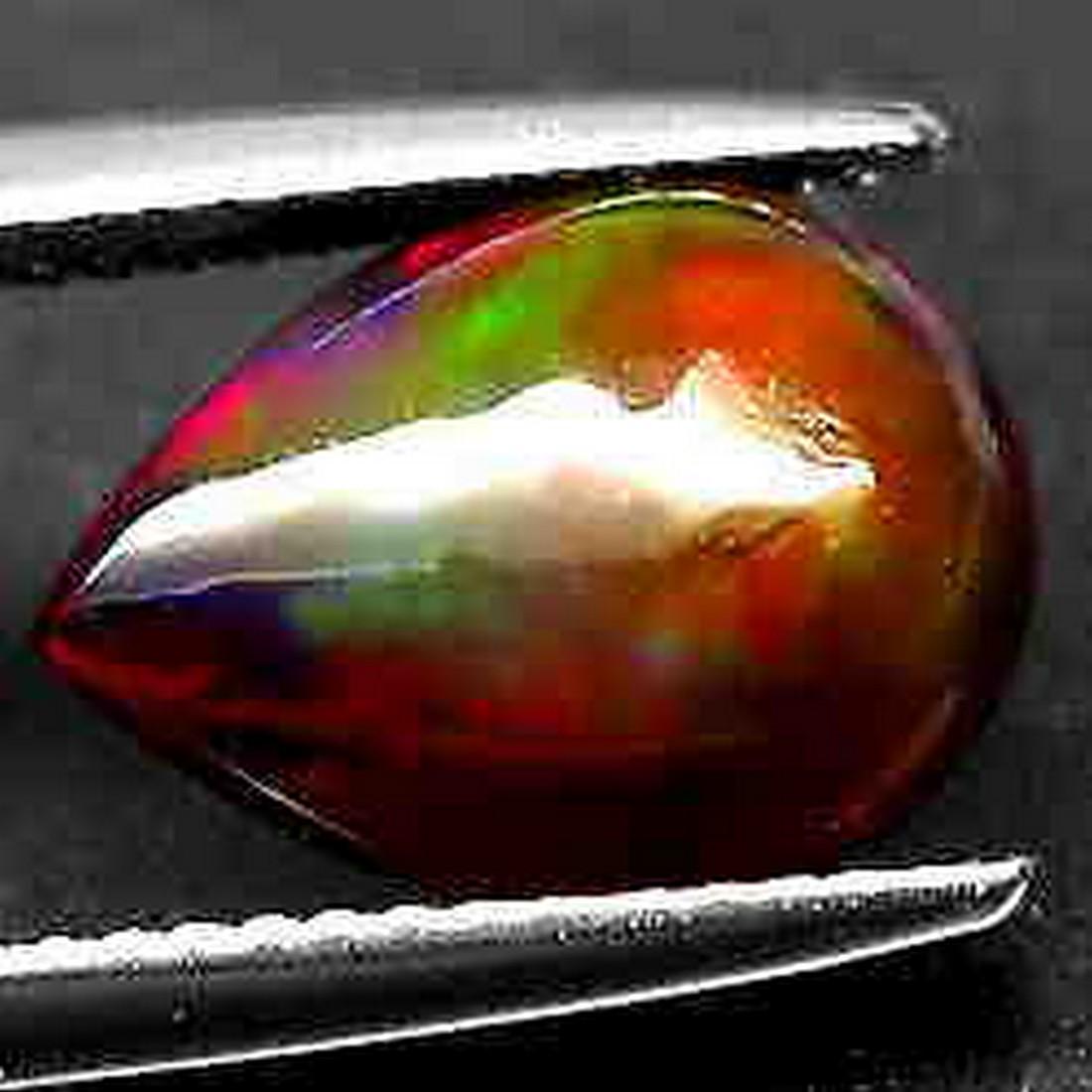 Natural Rainbow Black Opal 3,12 ct (1 of 2)