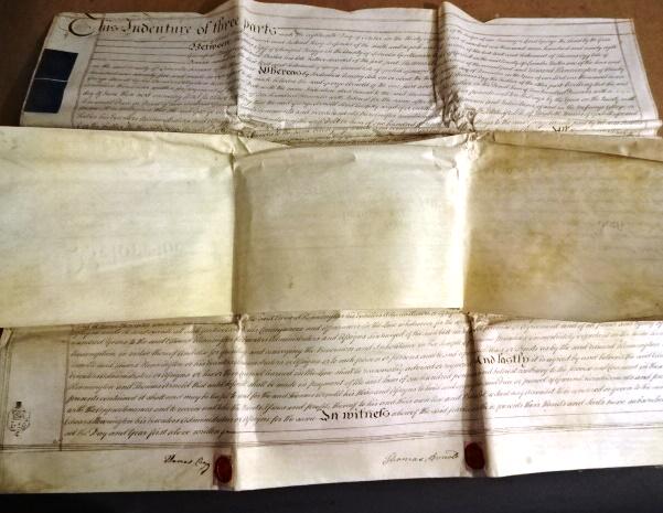 1794 English Vellum Indenture (1 of 3)