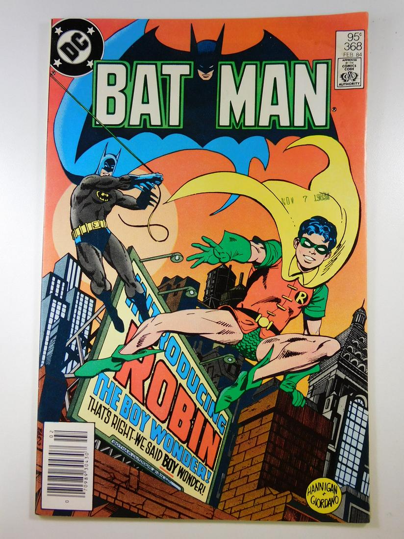 Batman #368 1st Jason Todd as Robin: No Reserve! Batman #368 1st Jason Todd as Robin. VG Shipping: Individual Comics: Flat-rate of $9.99 (1-8 comics) or $19.99 (9+ comics) to anywhere within the contiguous U.S. International: Foreign shi