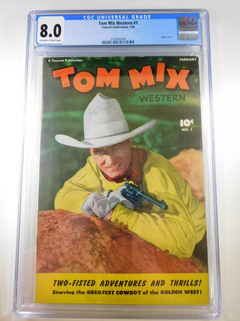 Tom Mix Western #1 CGC 8.0 (1 of 2)
