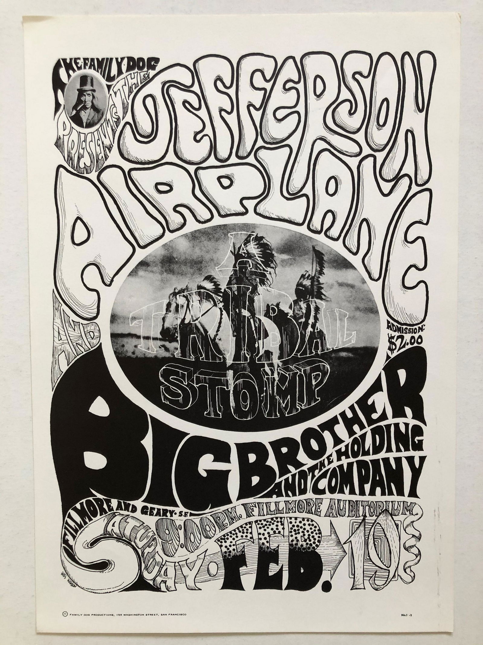 FD1 - JEFFERSON AIRPLANE - Wes Wilson (1 of 1)