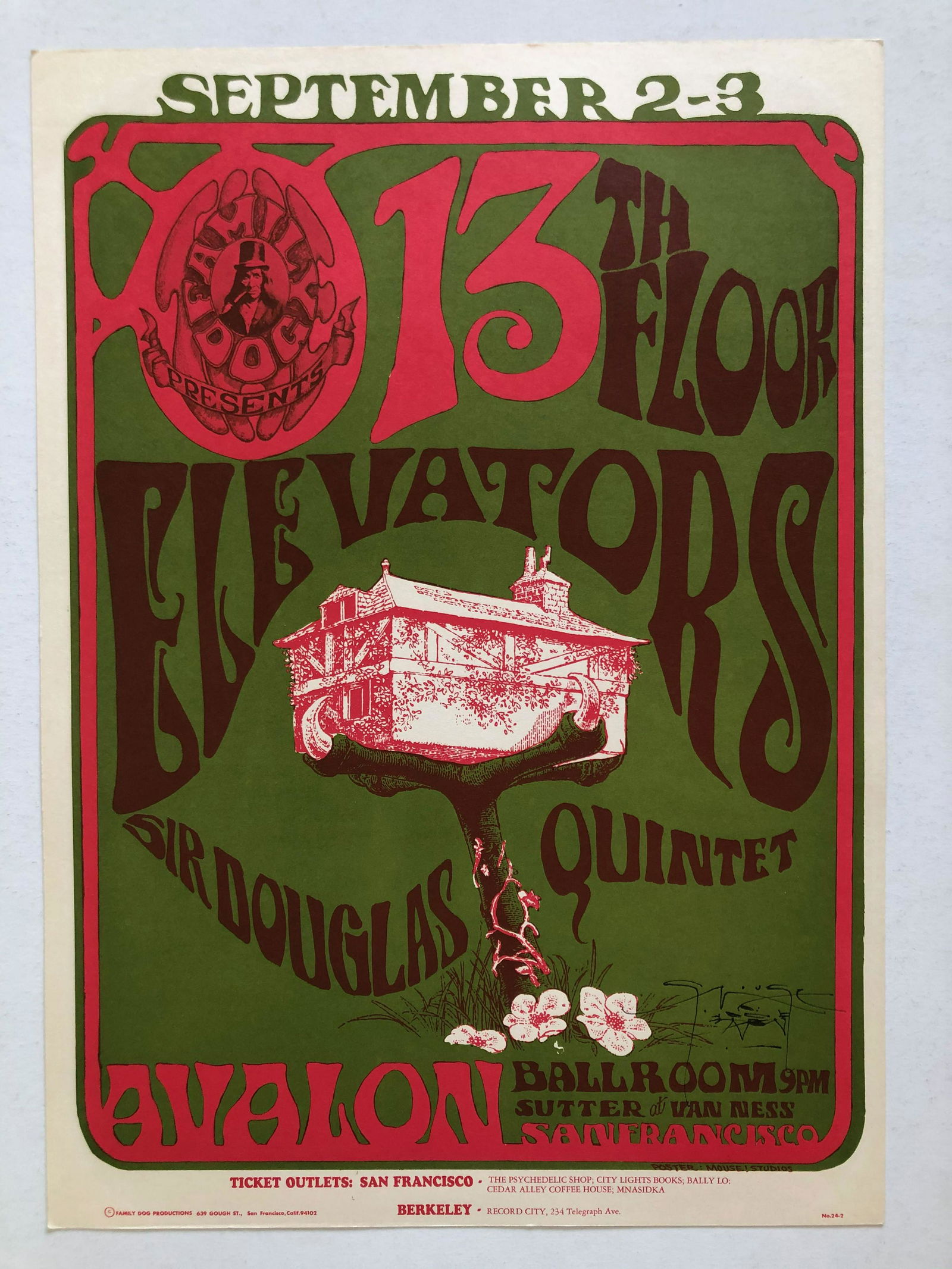 FD24 SIGNED!  13th Floor Elevators Poster (1 of 1)