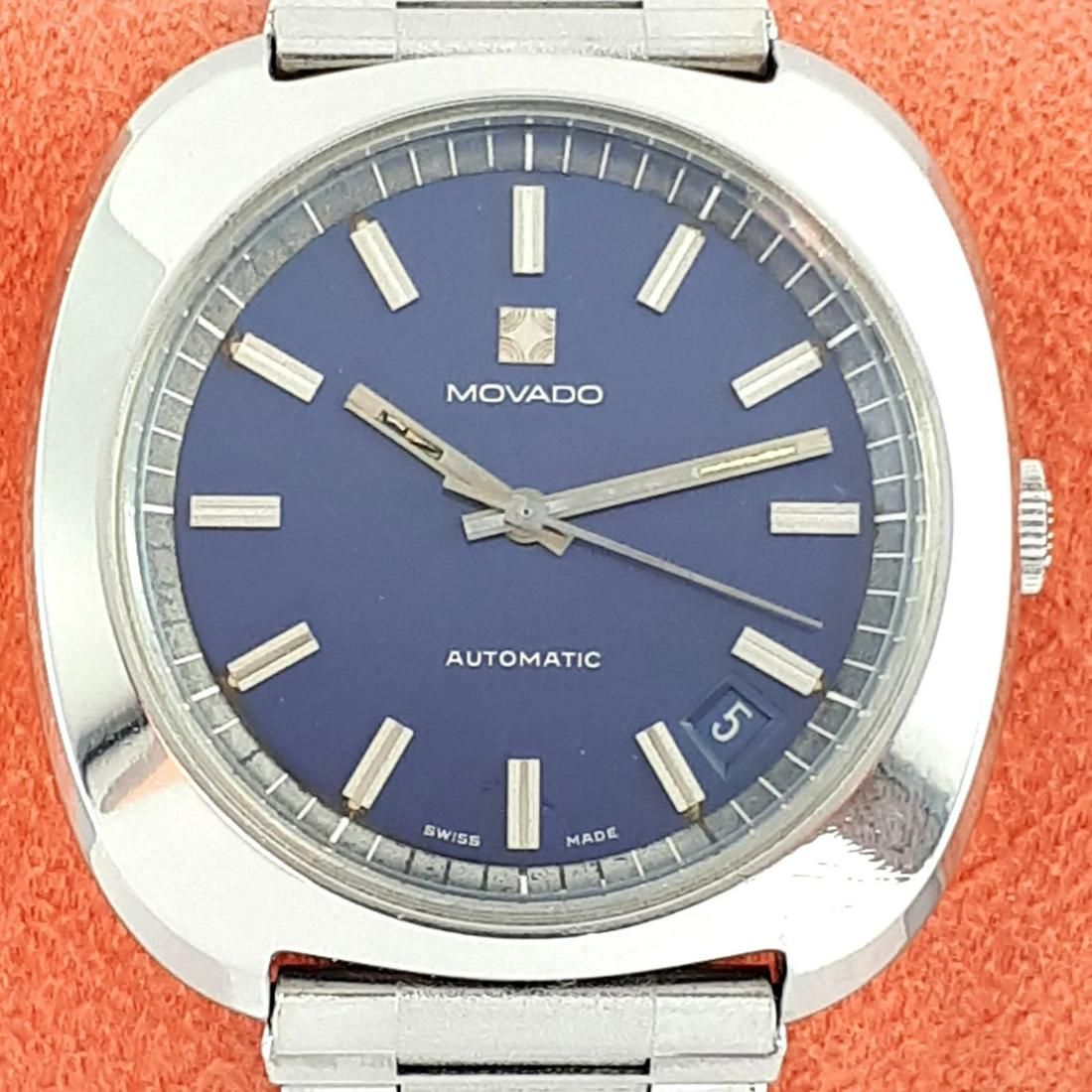 Movado /Zenith - Vintage Surf Automatic - Ref: 01.: Brand: Movado /Zenith Model: Vintage Surf Automatic Reference Number: Ref: 01. 1240. 380 Gender: Men Period: 1970-1979 Movement: Automatic Case material: Steel Type: Analogue wristwatch Shipped