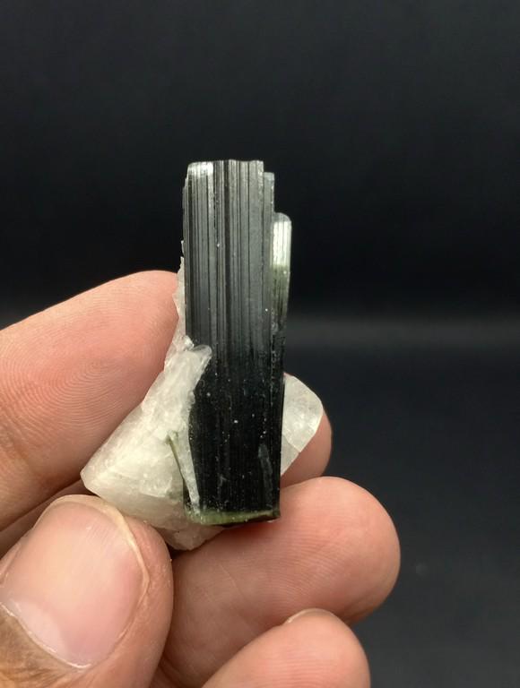 9 Gram Very Beautiful Natural Black Tourmaline: No Reserve! Title: 9 Gram Very Beautiful Natural Black Tourmaline Specimen Treatment: Natural Gemstones: Tourmaline Weight: 9 Gram Size/Dimensions: 33x14x10 mm Origin: Pakistan Shipping: Domestic: Fla
