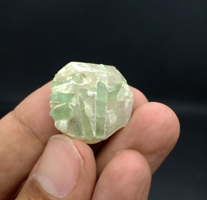 5 Gram Very Beautiful Natural Tourmaline Specimen: No Reserve! Title: 5 Gram Very Beautiful Natural Tourmaline Specimen Treatment: Natural Gemstones: Tourmaline Weight: 5 Gram Size/Dimensions: 22x20x8 mm Origin: Pakistan Shipping: Domestic: Flat-rat