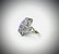 925 SS Sz 7 Marquise Shaped Violet Jade, Amethyst & CZ - 2