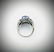 925 SS Sz 7 Swan Ring w Violet Jade, Amethyst & Rose - 3