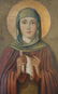 Antique 19c Russian icon of St.Eugeniya - 3