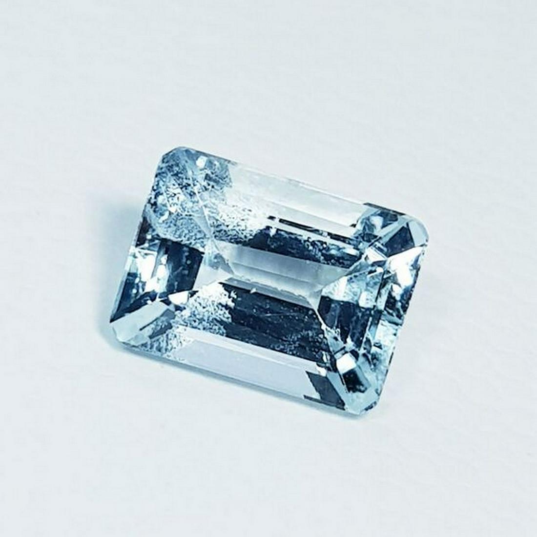 Natural Aquamarine Emerald Cut 1.37 ct (1 of 5)