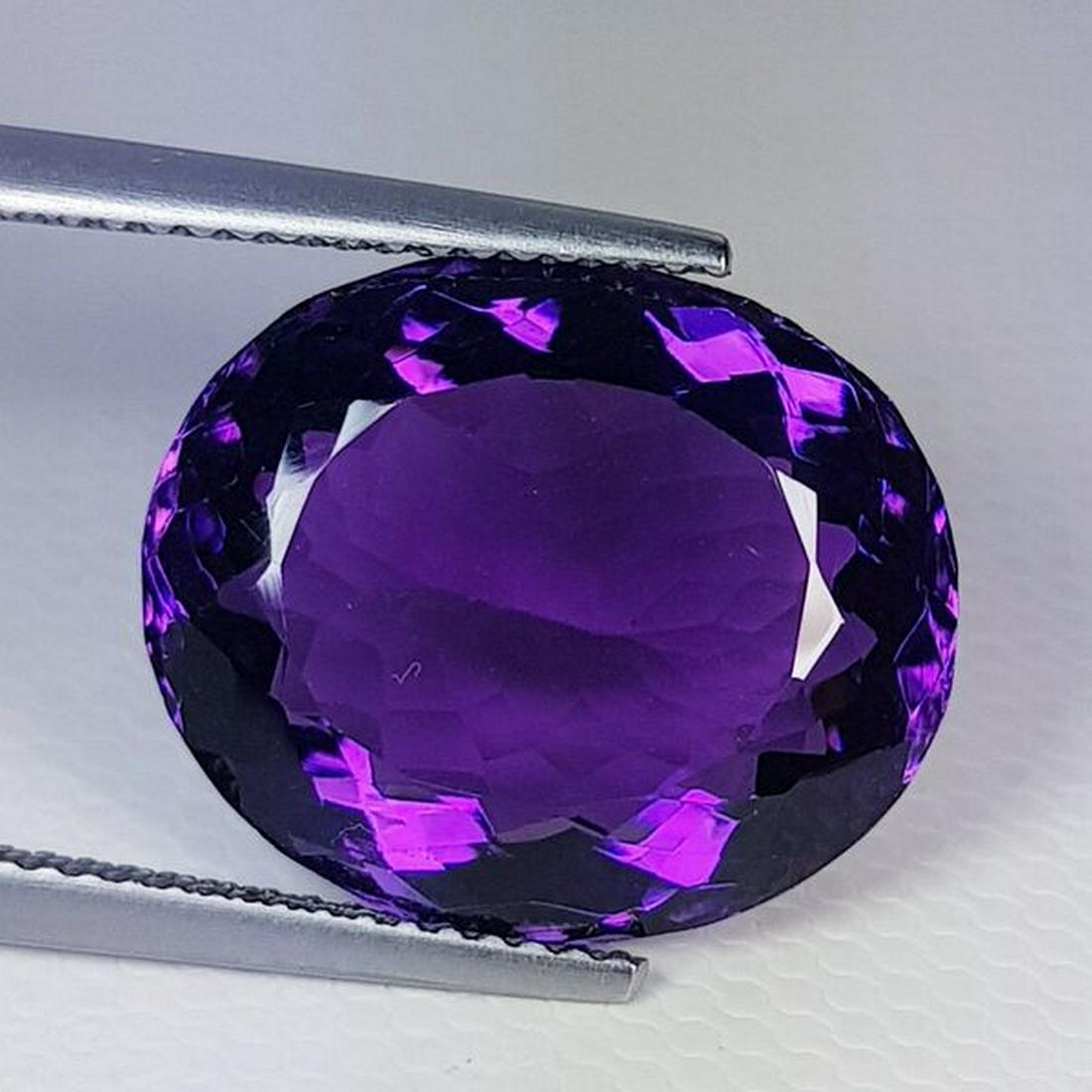 Natural Amethyst Oval Cut 11.10 ct (1 of 5)