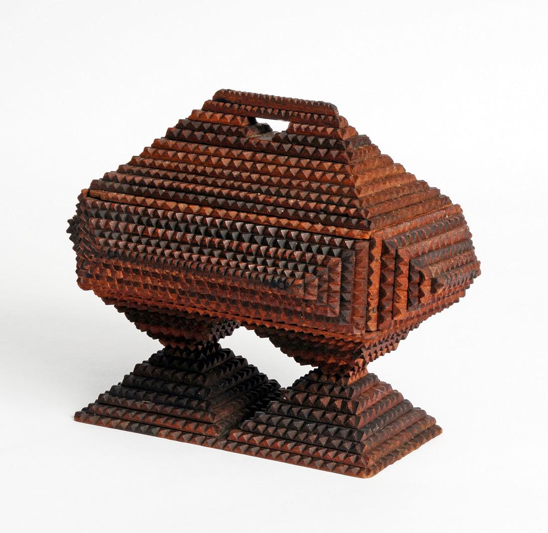 Double Pedestal Tramp Art Box (1 of 6)