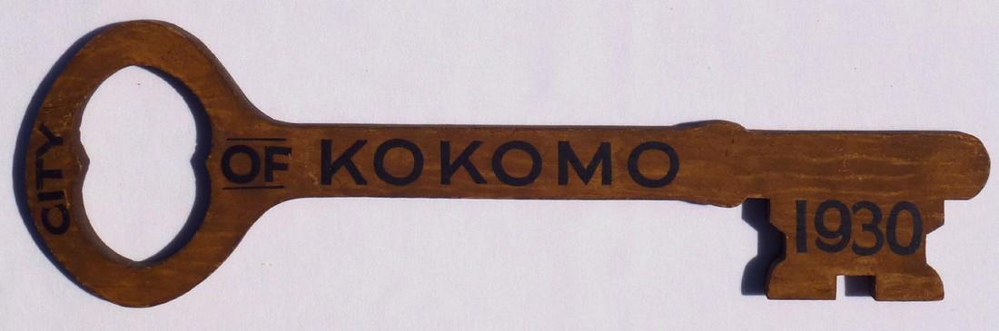 1930 Wood Key to the City of Kokomo, Indiana (1 of 5)