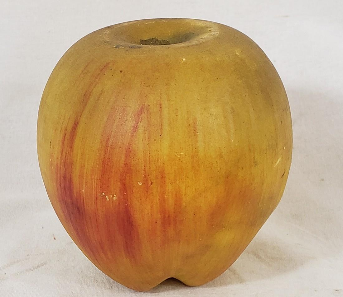 Alabaster oversized stone apple ca 1930's (1 of 5)