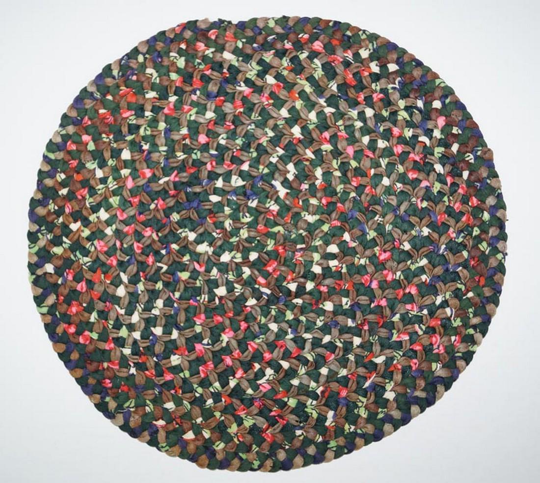 Antique Original Country Braided Mat (1 of 3)