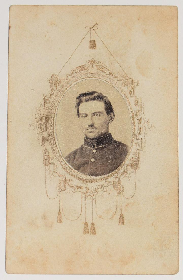 c. 1860's Union Civil War Soldier CDV Photograph Card (1 of 1)
