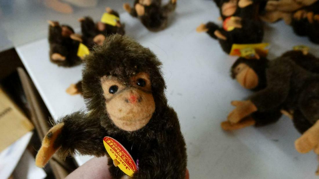 1968 MINATURE STEIFF 0020/11 JOCKO MONKEY 11cm 4 1/2" (1 of 3)
