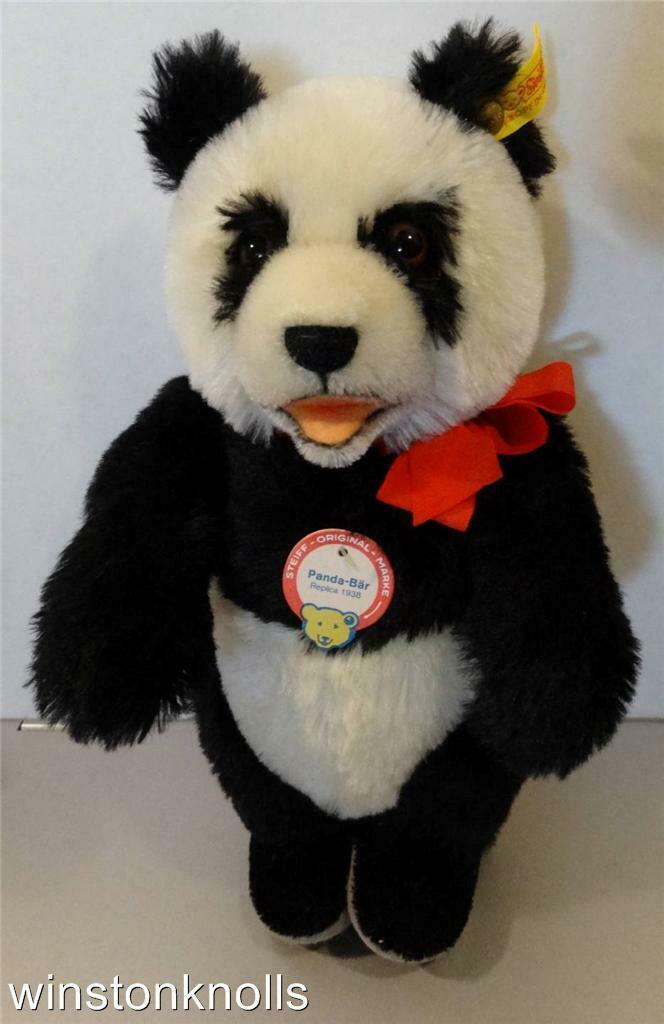 1984 STEIFF PANDA BEAR REPLICA 1938 0178/29 Fully (1 of 12)