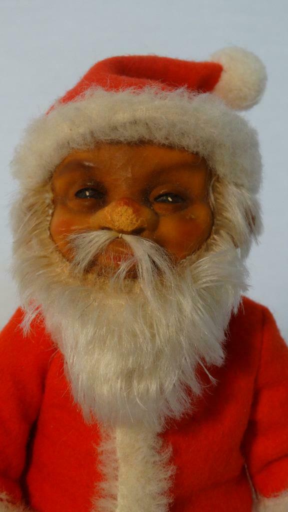 1950s or 60s STEIFF SANTA CLAUSE 18cm RUBBER FACE FELT (1 of 12)