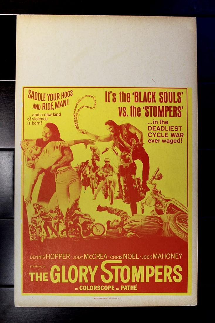 The Glory Stompers (USA, 1967) Window Card - Rare Size (1 of 1)