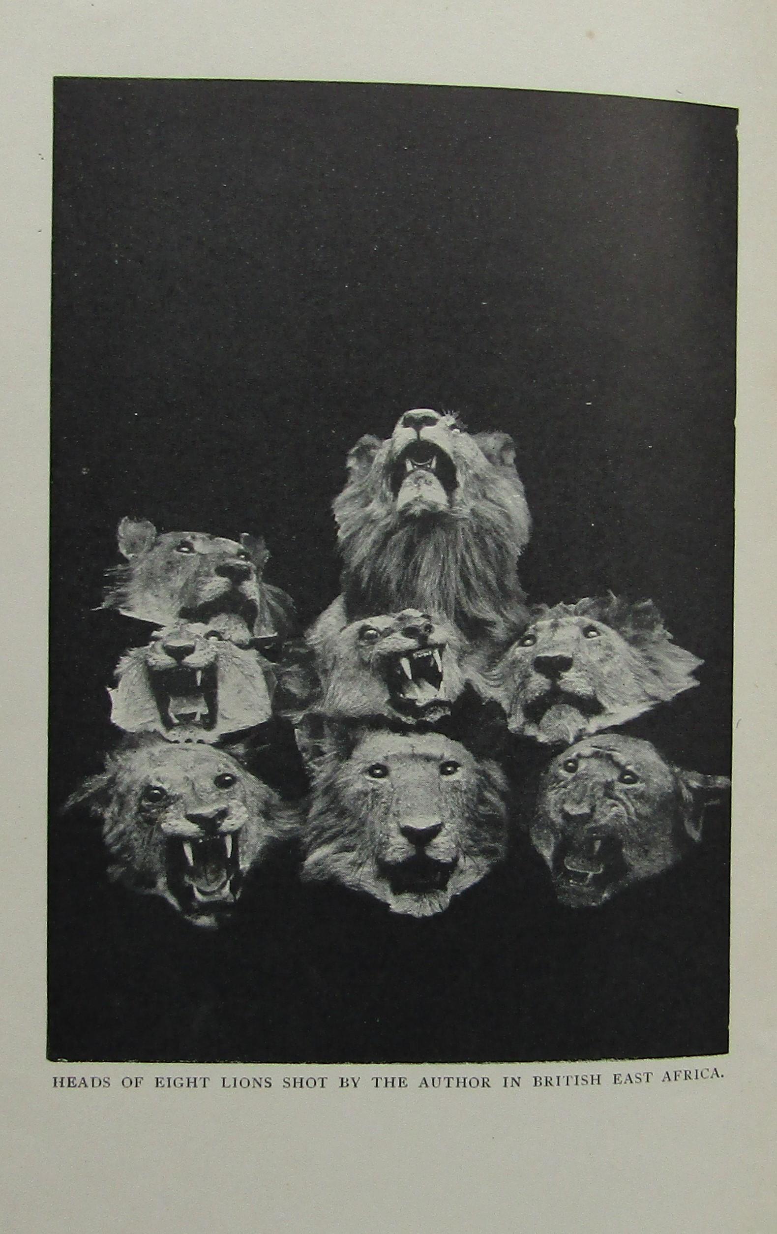 The Man-Eaters of Tsavo: One of the famous of all African hunting title. Describes the death of railroad workers building the Uganda Railway by a pair of man eating lions. The first half of the book relates to Patterson's eff