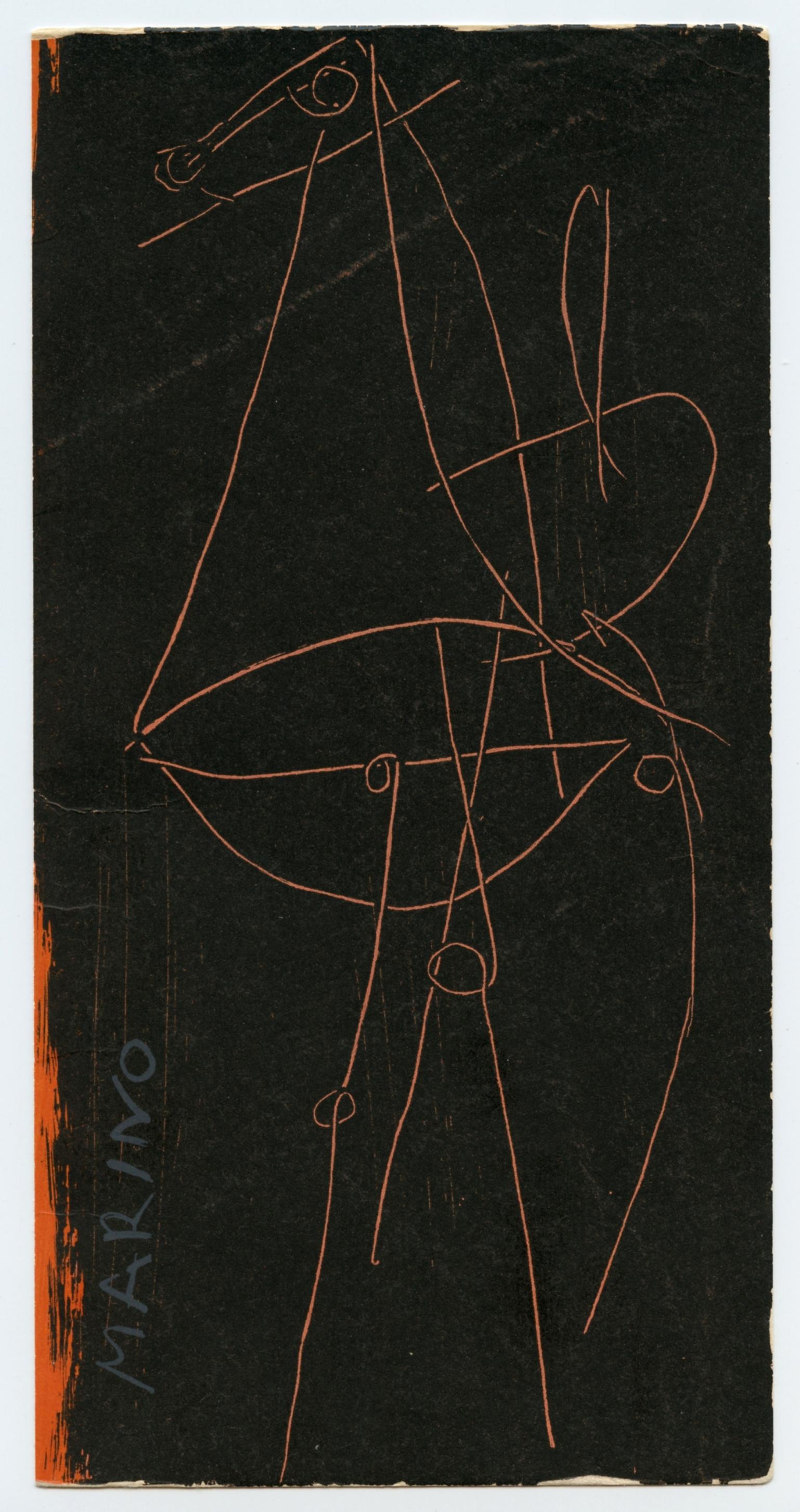 Marino Marini lithograph, 1955 (1 of 1)