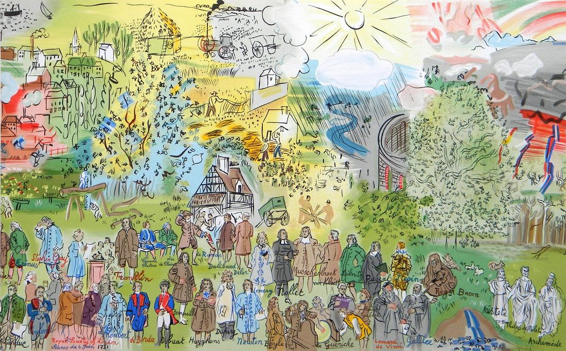 Raoul Dufy lithograph "Histoire de l'Electricite" (1 of 1)