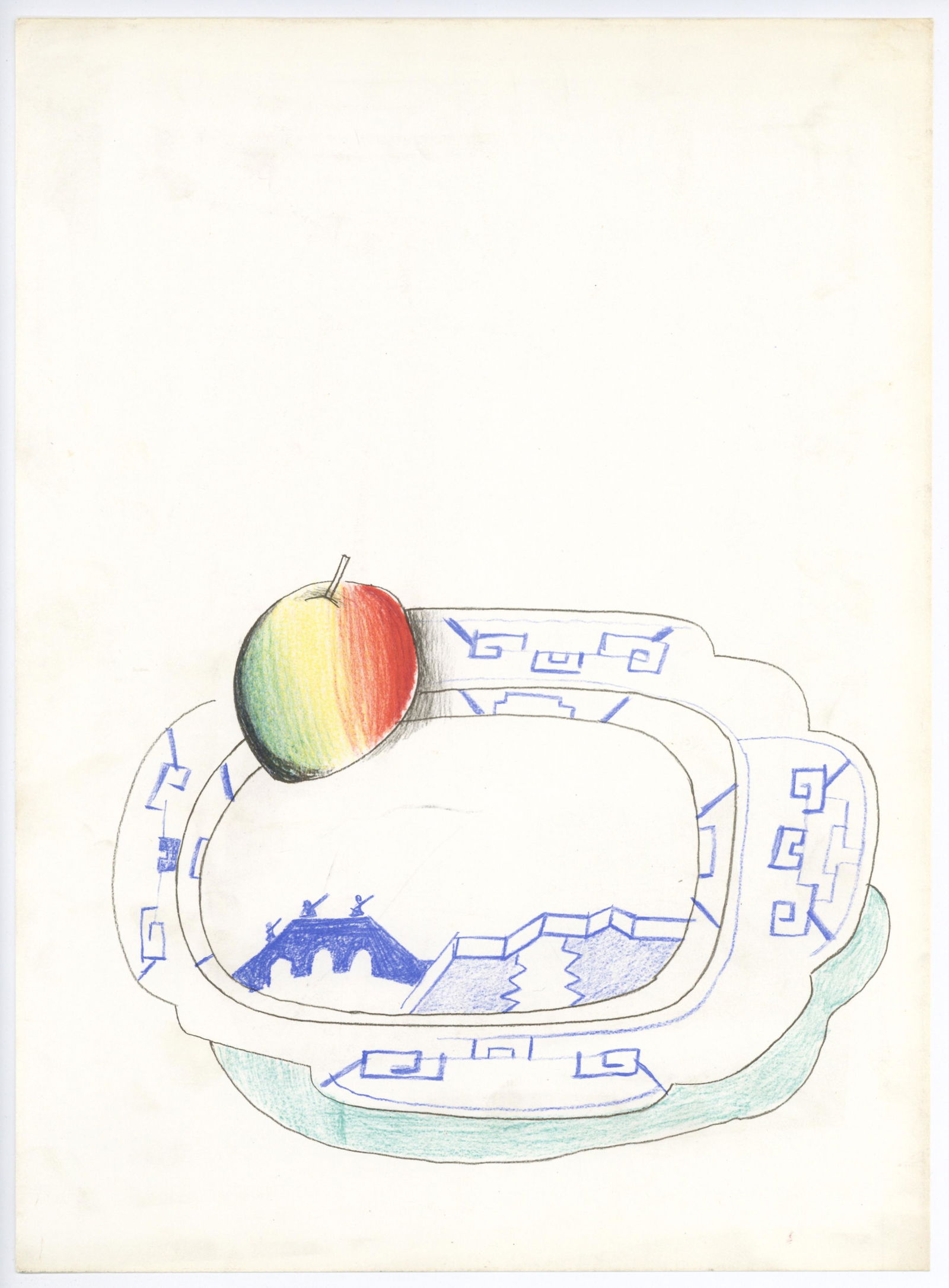 Saul Steinberg original lithograph (1 of 1)