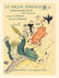 Toulouse-Lautrec lithograph poster "La vache enragee"
