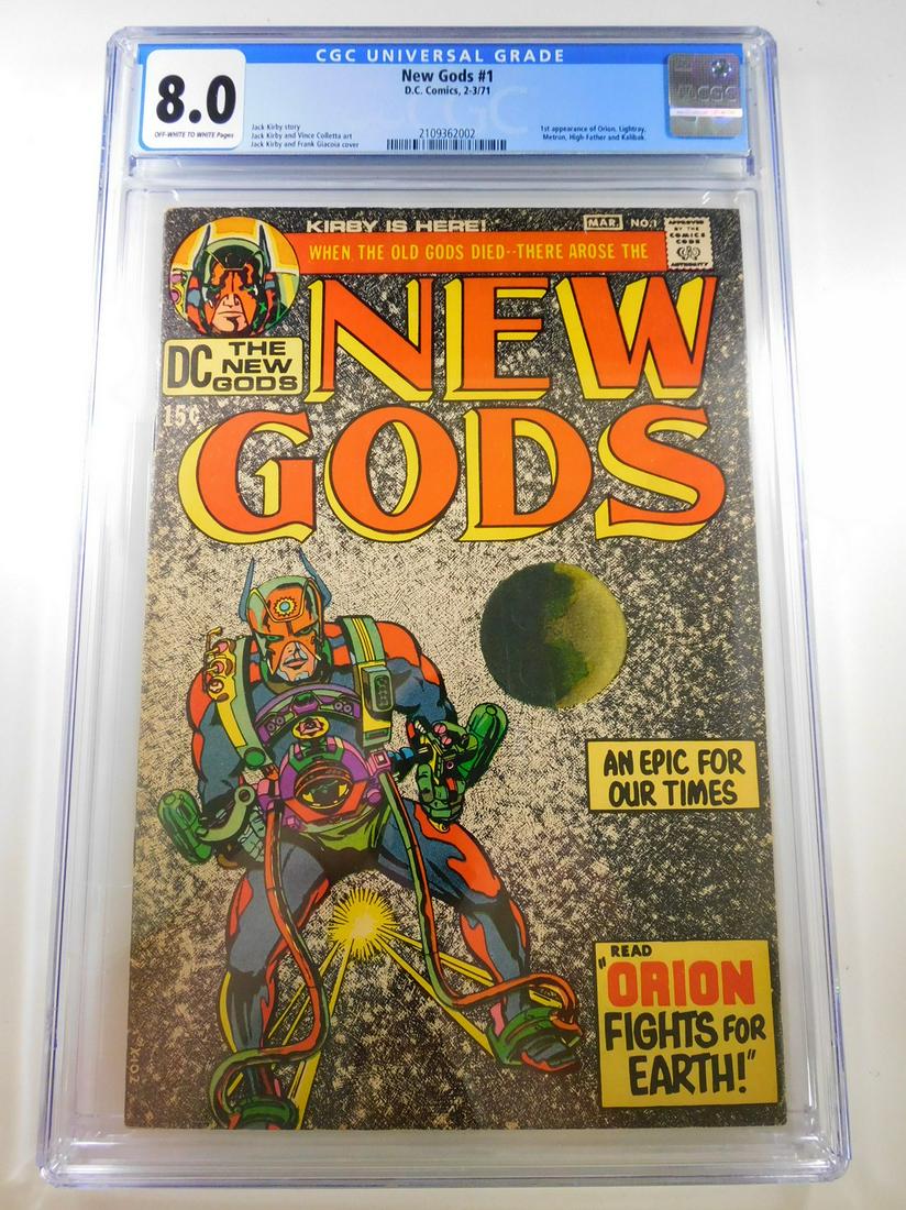 New Gods #1 CGC 8.0 (1 of 2)