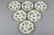 Set of Six Herend Queen Victoria Dessert Plates I., 6