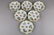Set of Six Herend Queen Victoria Dessert Plates