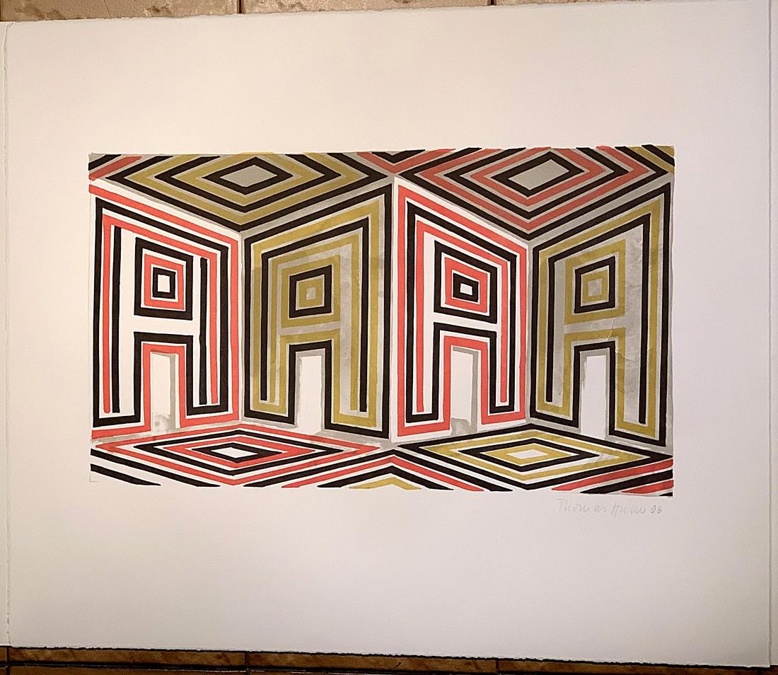 Thomas Huber: Rooms-2006: Title: Rooms-2006 Artist: Thomas Huber Medium: Color lithograph Dimension: 20" x 23 3/4" Additional Info: Signed in pencil and dated Reserve: $200.00 Shipping: Domestic: Flat-rate of $20.00 to anywher