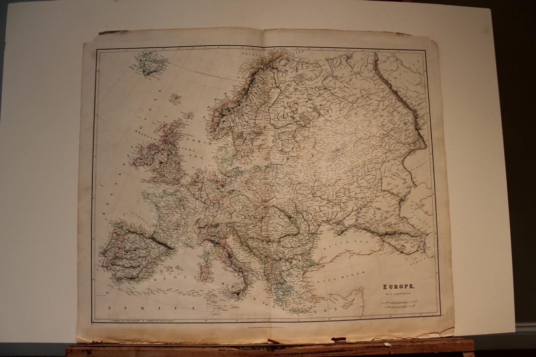 1832 Map of Europe (1 of 3)