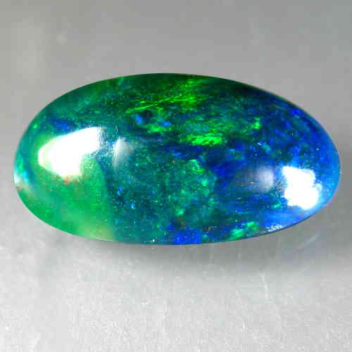 4.35 CTS NATURAL EHIOPIAN BLACK OPAL OVAL SHAPE GOOD (1 of 1)