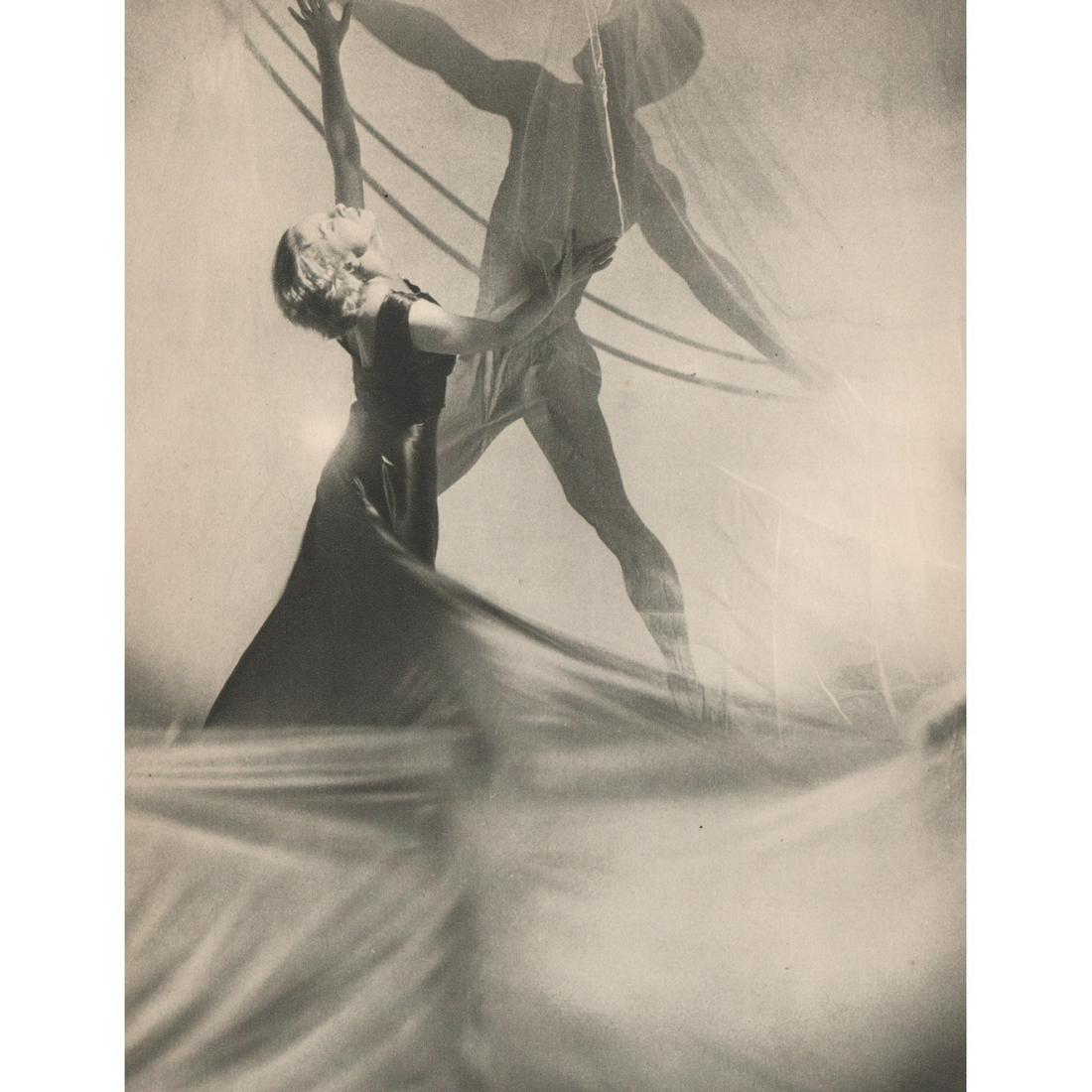 CECIL BEATON - Ballet Pattern: Artist: CECIL BEATON Print Title: Ballet Pattern Medium: Sheet-fed Gravure Printing Date: 1940 Printed in Great Britain Image Size: 8.25 X 6.25 inches Cecil Beaton was an English fashion, portrait and
