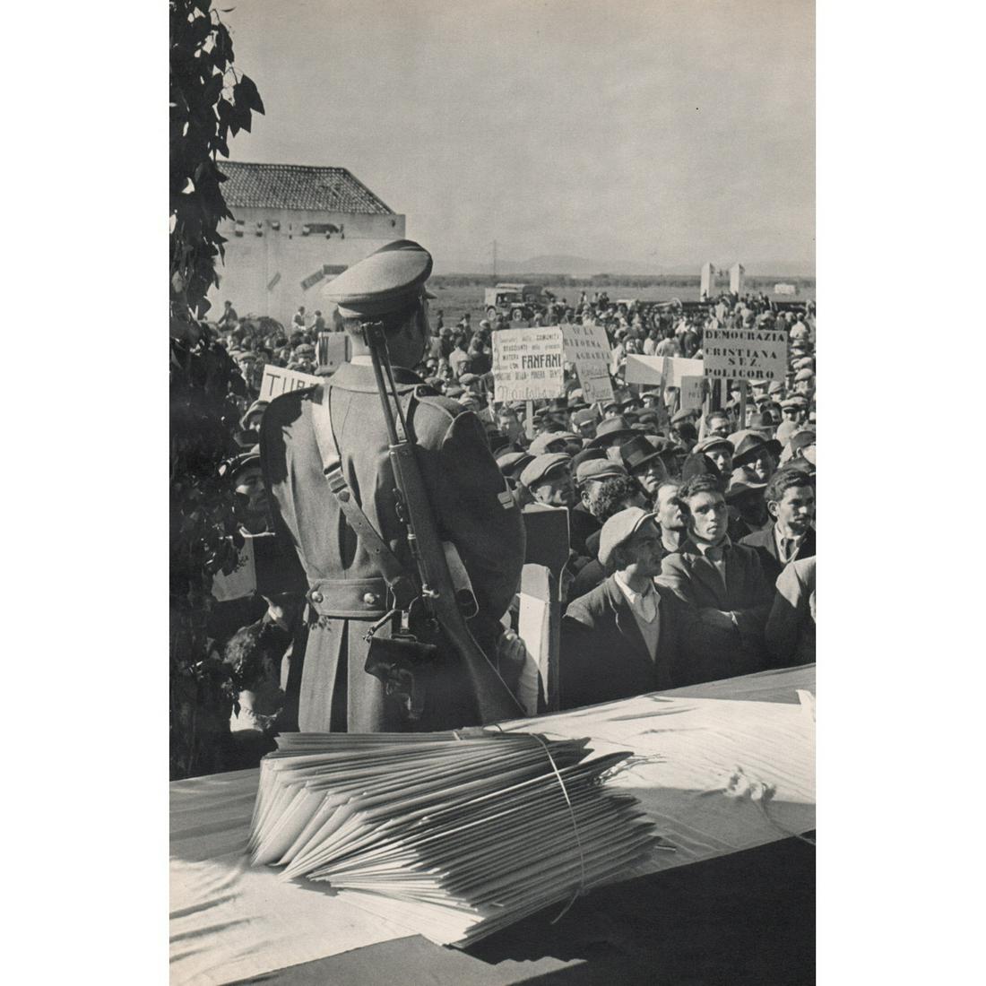 HENRI CARTIER-BRESSON - New Deeds for Partitioned Land: No Reserve! Artist: HENRI CARTIER-BRESSON Print Title: New Deeds for Partitioned Land Medium: Sheet-fed Gravure Printing Date: 1950's Printed in France Image Size approx: 13 x 9 inches Henri Cartier-B