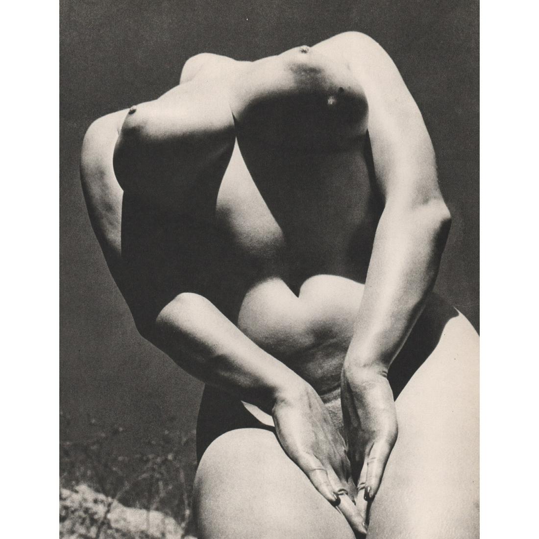 ANDRE DE DIENES - Nude: Artist: ANDRE DE DIENES Print Title: Nude Medium: Sheet-fed Gravure Printing Date: 1960s Printed in Japan Image size approx. 9.5 x 7.5 inches Andre De Dienes (1913-1985) was a Hungarian photographer,