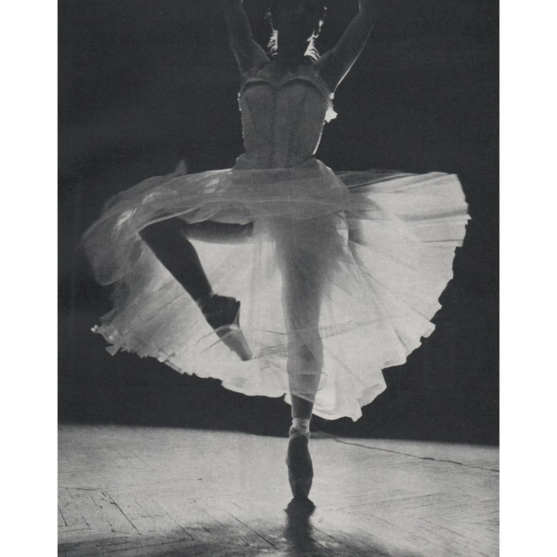 EARL LEAF - Riabouchinska: No Reserve! Artist: EARL LEAF Print Title: Riabouchinska Tatiana Mikhailovna Riabouchinska (1917-2000) was a Russian American prima ballerina and teacher. Famous at age 14 as one of the three "Baby Ba