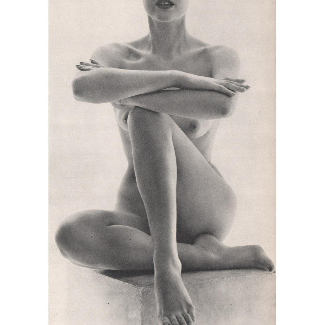 LUCIEN LORELLE - Nude: Artist: LUCIEN LORELLE Print Title: Nude Medium: Sheet-fed Gravure Printing Date: 1950's Printed in France Image Size approx: 7.75 x 5.25 inches Lucien Lorelle (1894-1968) was one of the great photog
