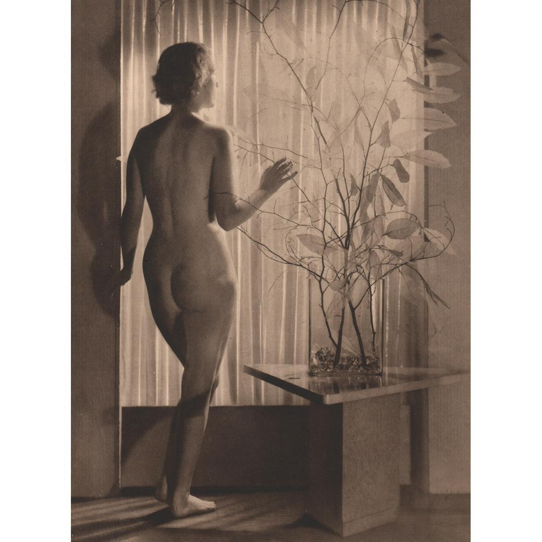 PARK & GREGORY - Nude: Artist: PARK & GREGORY Print Title: Nude Medium: Sheet-Fed Gravure Printing Date: 1930's Printed in England Image Size: 9.25 X 6.5 inches Bertram Park (1883-1972) and his wife, Yvonne Gregory, produce