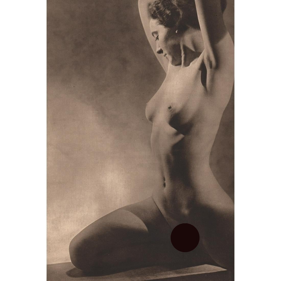 PARK & GREGORY - Nude: Artist: PARK & GREGORY Print Title: Nude Medium: Sheet-Fed Gravure Printing Date: 1930's Printed in England Image Size: 9 X 6 inches Bertram Park (1883-1972) and his wife, Yvonne Gregory, produced a n
