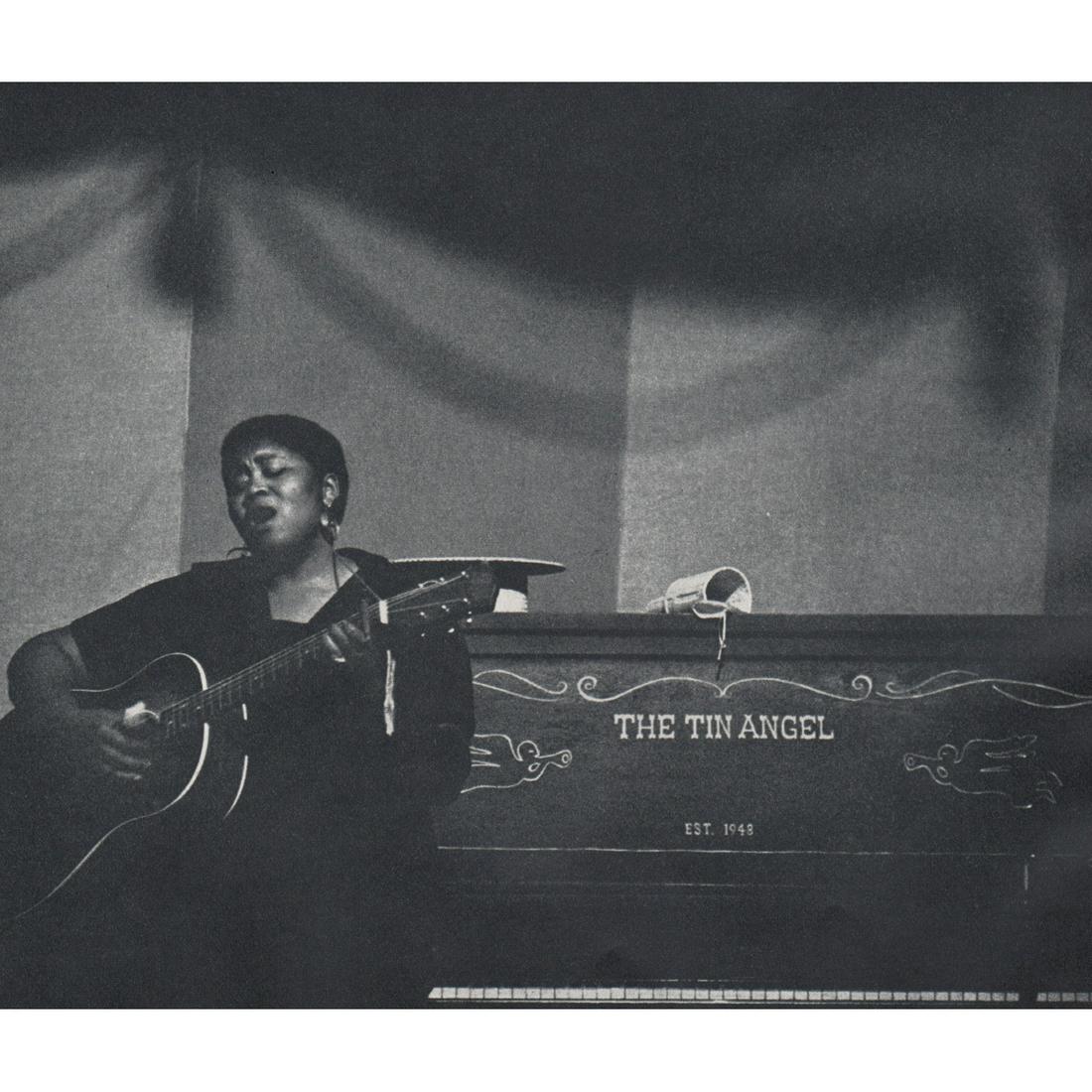 BOB WILLOUGHBY - Odetta Felious, Folk Singer: Artist: BOB WILLOUGHBY Print Title: Odetta Felious, Folk Singer at The Tin Angel, SF, CA Medium: Sheet-fed Gravure Printing Date: 1950's Printed in the USA Image size approx: 6.75 x 8 inches Robert Ha