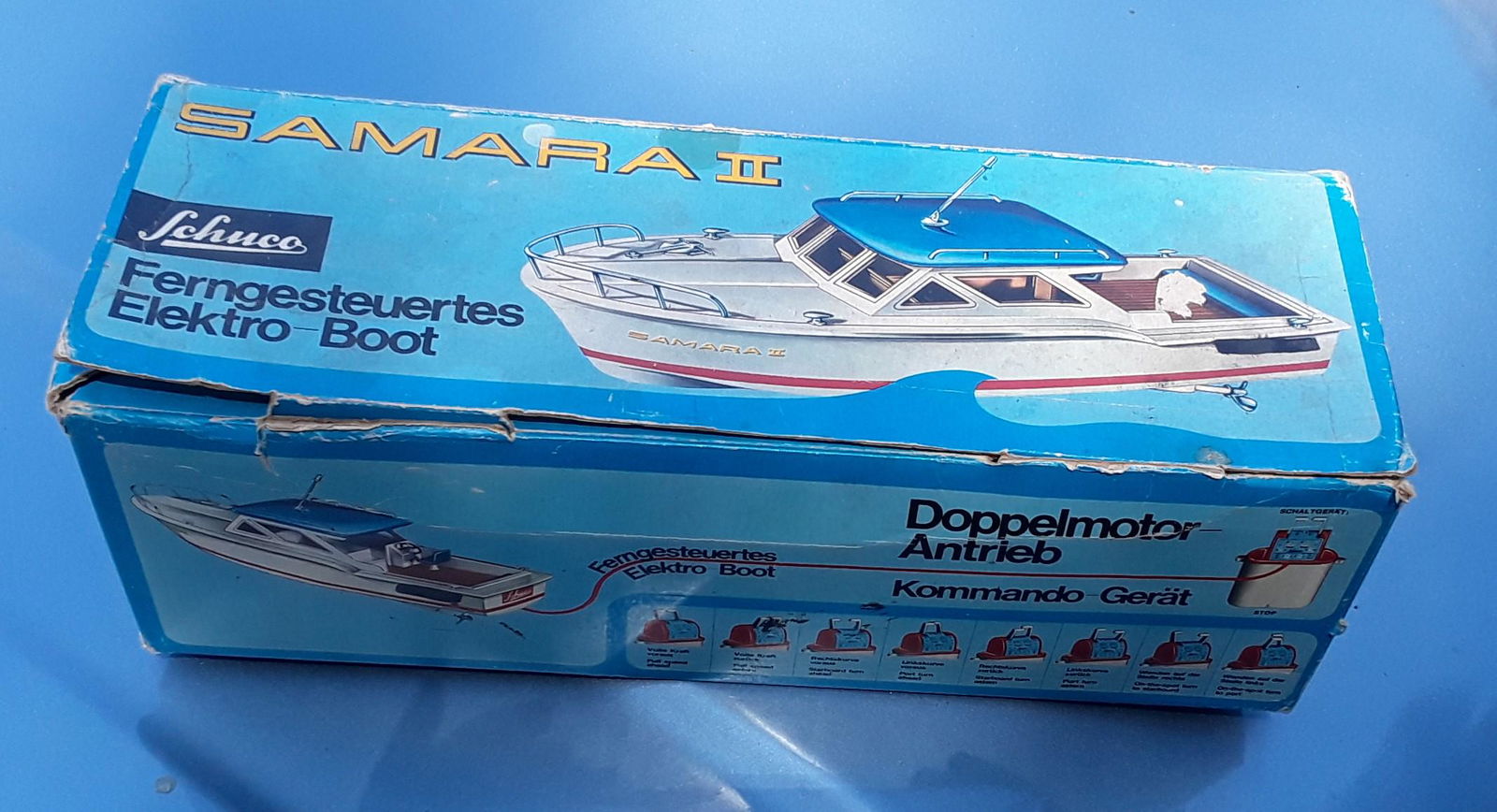 Schuco Samara II boat, BO,, c10 (1 of 2)