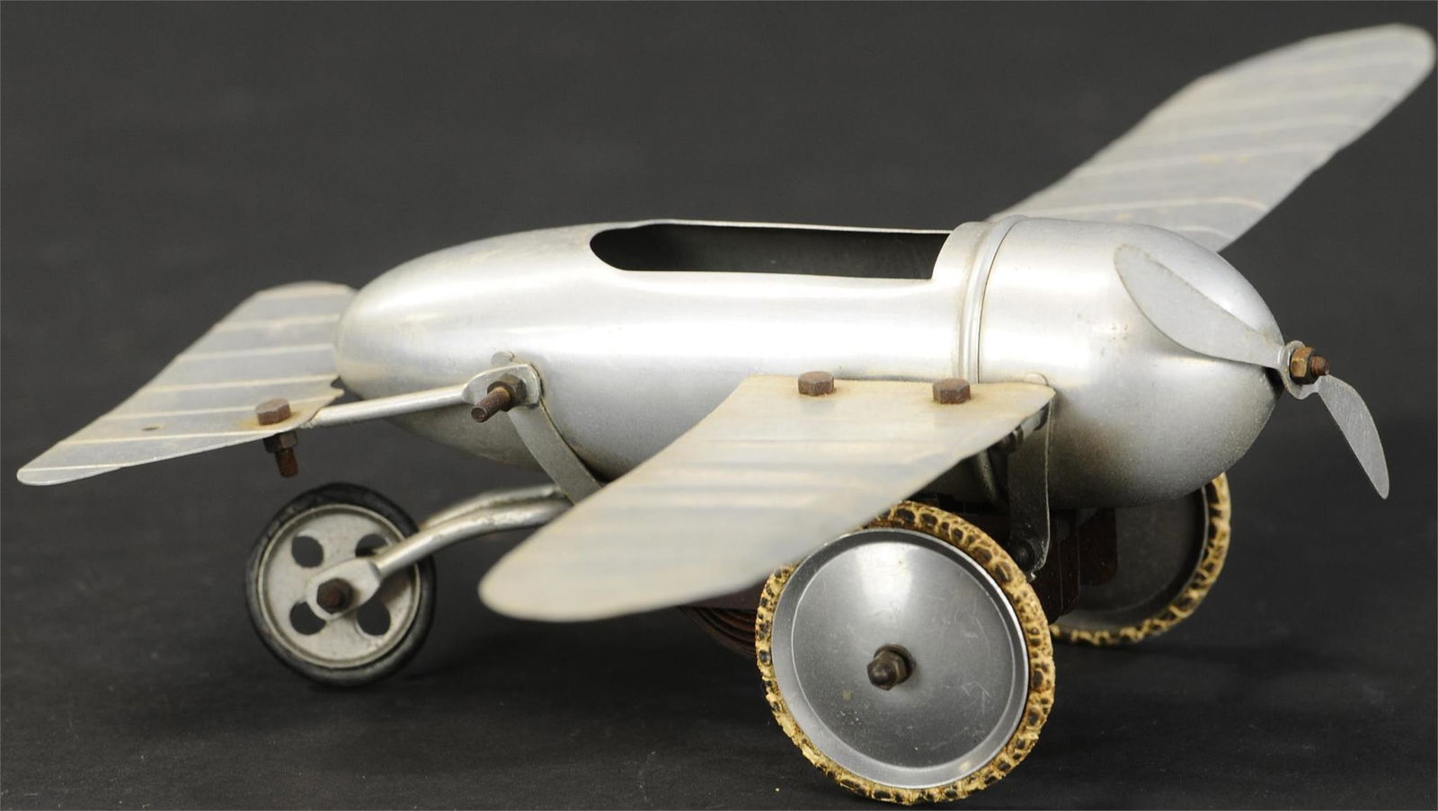 Auto-Cycle windup plane, Made in France in 1929,c9 (1 of 3)