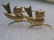 Vintage Forstner Sterling Bird Brooch, Gold Over
