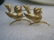 Vintage Forstner Sterling Bird Brooch, Gold Over - 4